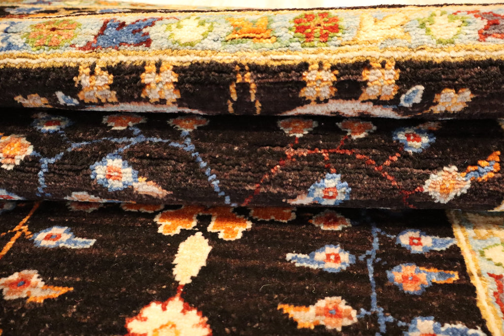 Samarkand noir tapijt maat: 236x174