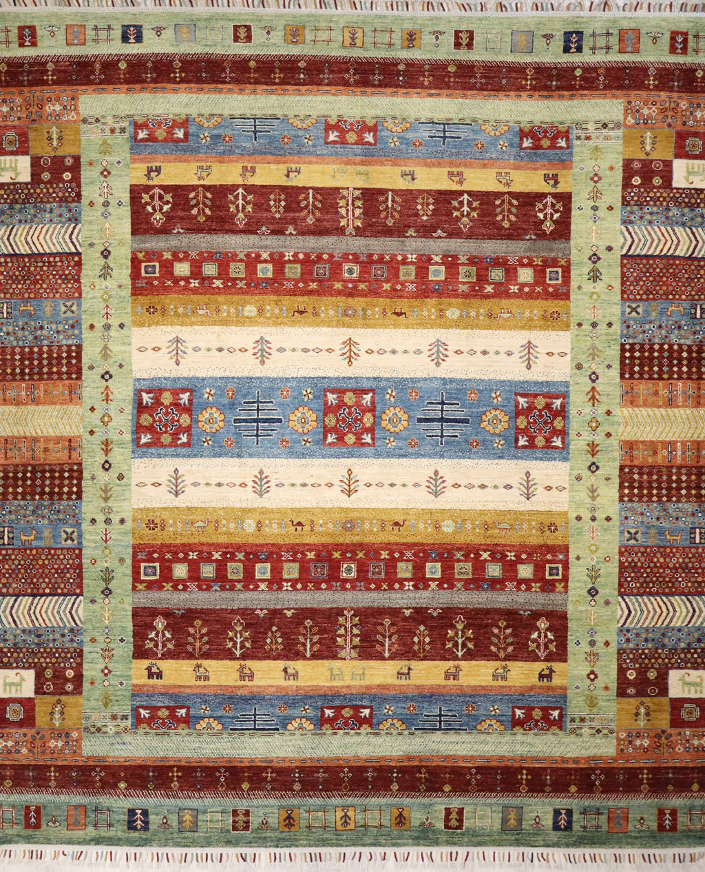 Gabbeh tapijt maat: 300x257