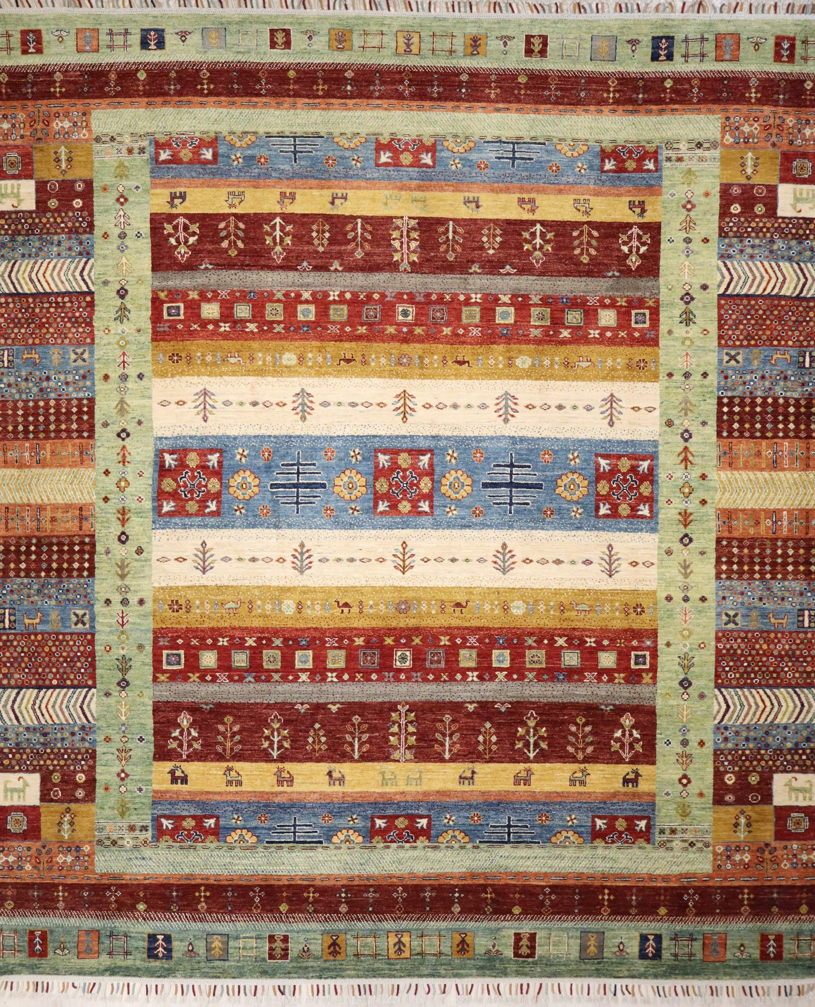 Gabbeh tapijt maat: 300x257