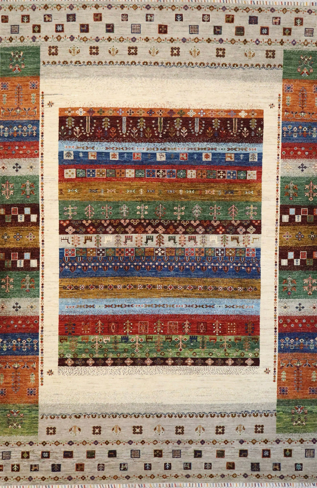 Gabbeh tapijt maat:294x196