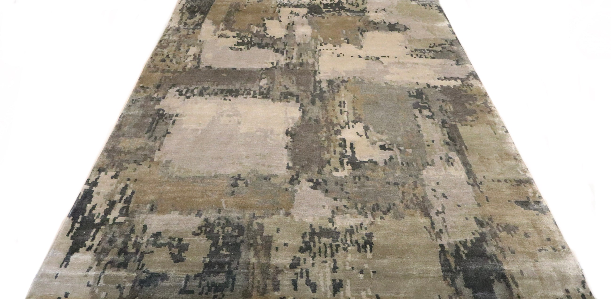 Design tapijt geknoopt bamboe zijde Maat: 301x203