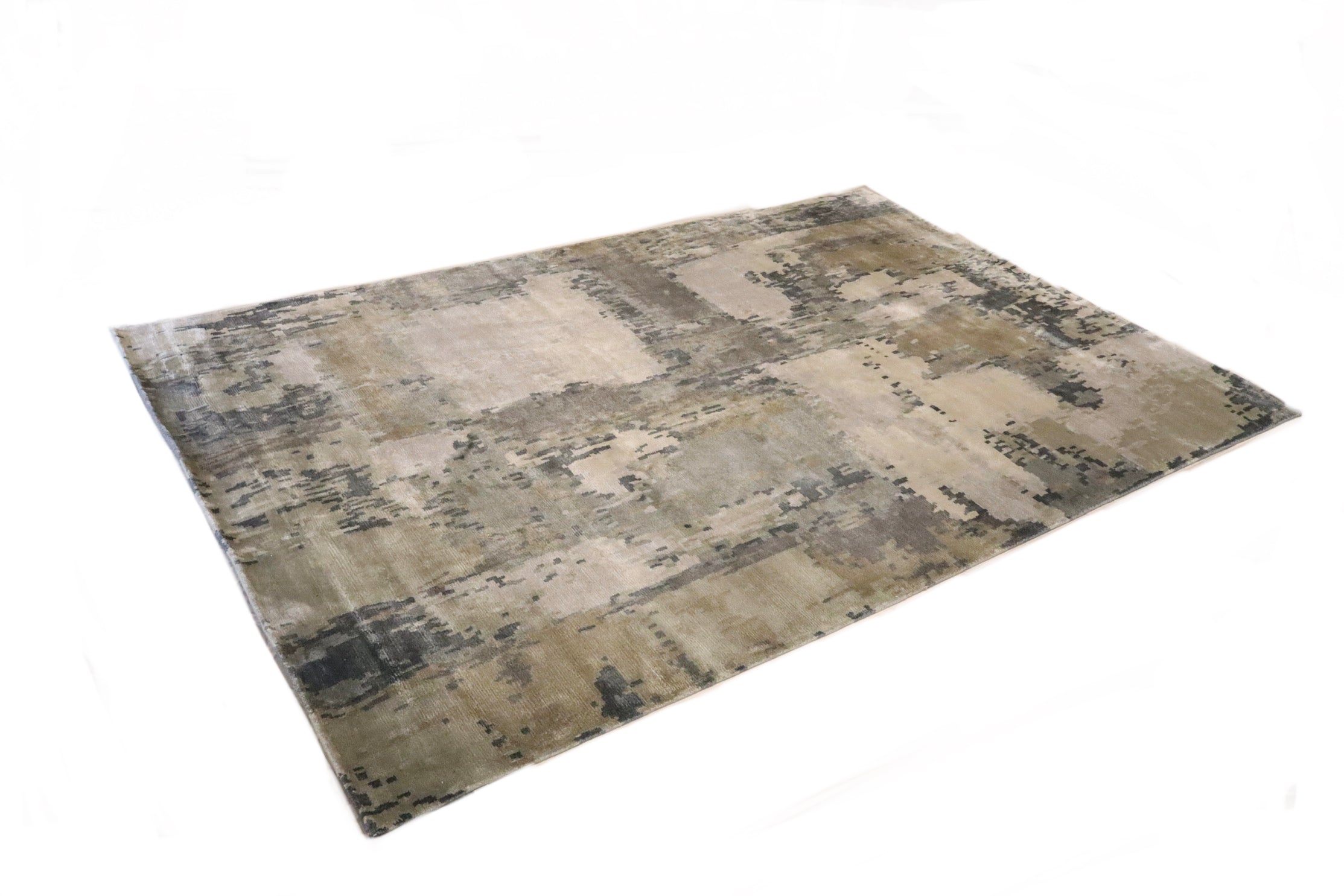 Design tapijt geknoopt bamboe zijde Maat: 301x203