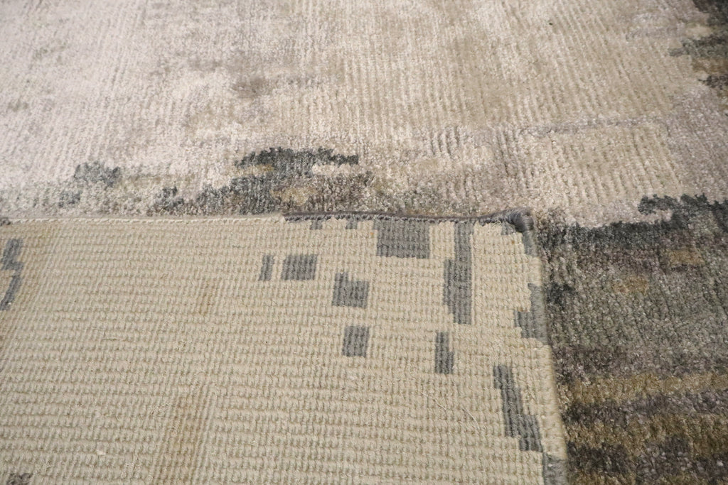 Design tapijt geknoopt bamboe zijde Maat: 301x203