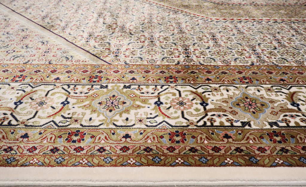 Bidjar bamboe zijde geweven tapijt maat:300x200