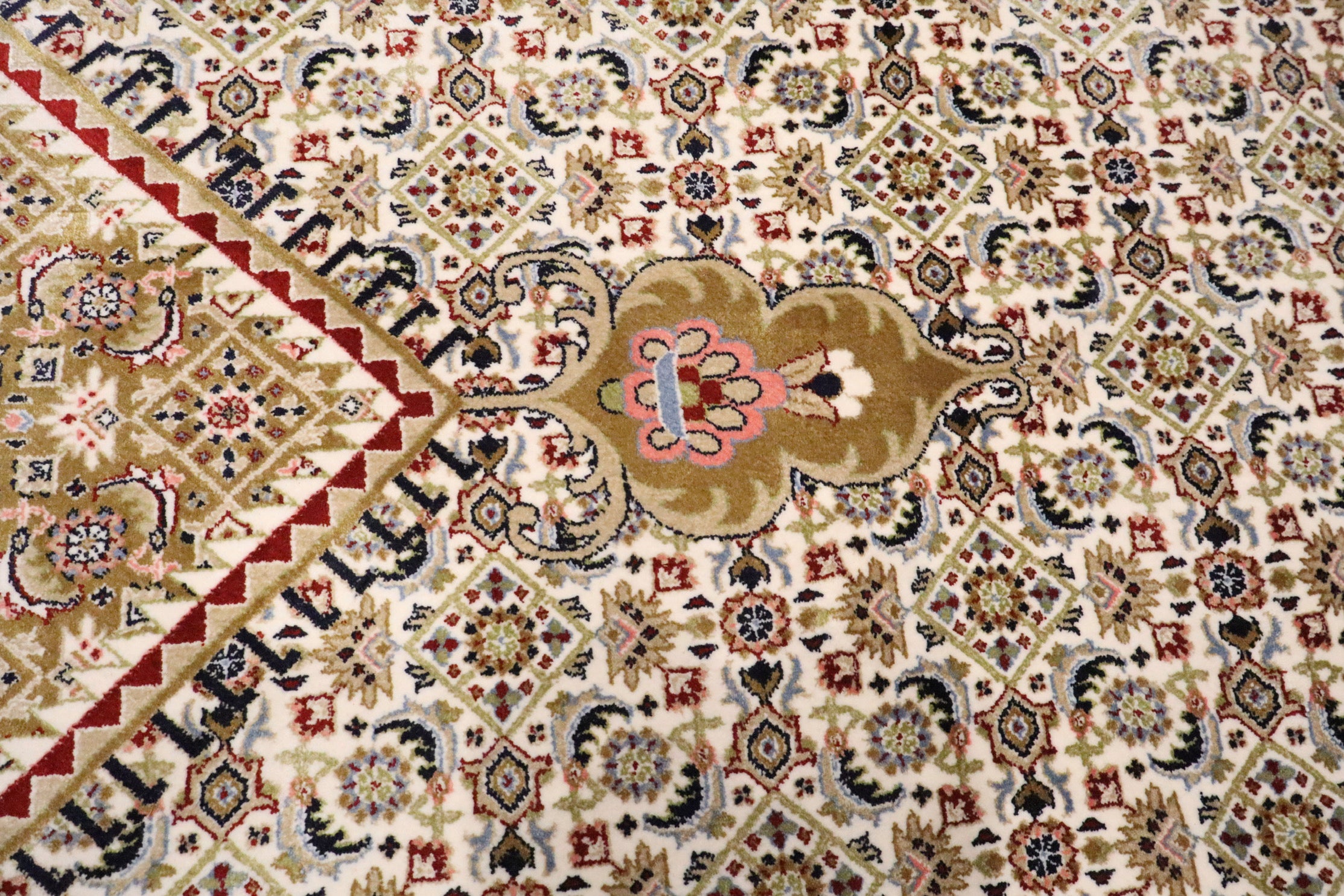 Bidjar bamboe zijde geweven tapijt maat:300x200