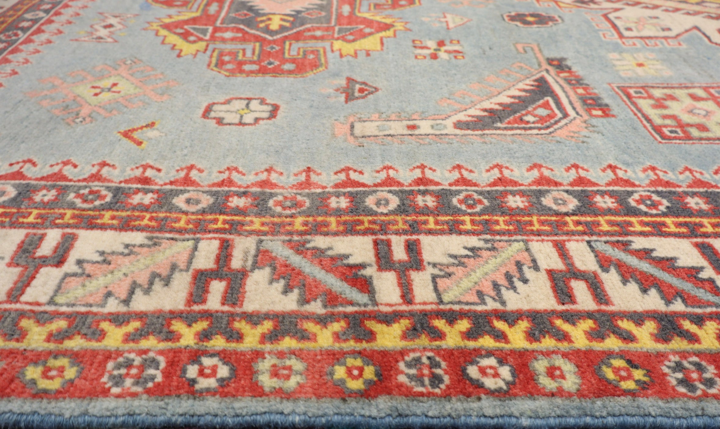 Kazak pastel tapijt maat: 240x170