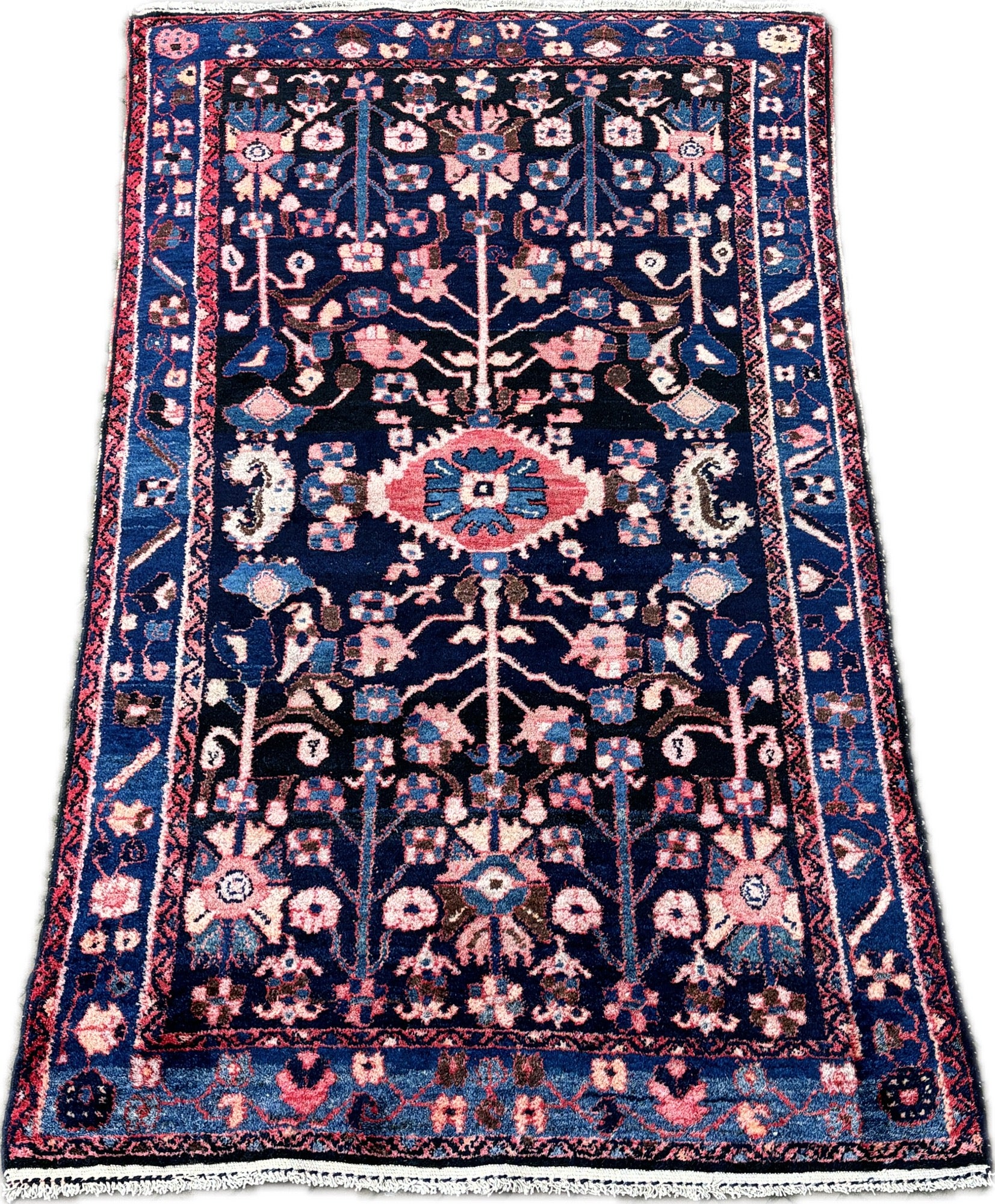 Hamadan Retro tapijt Maat: +/- 130x200