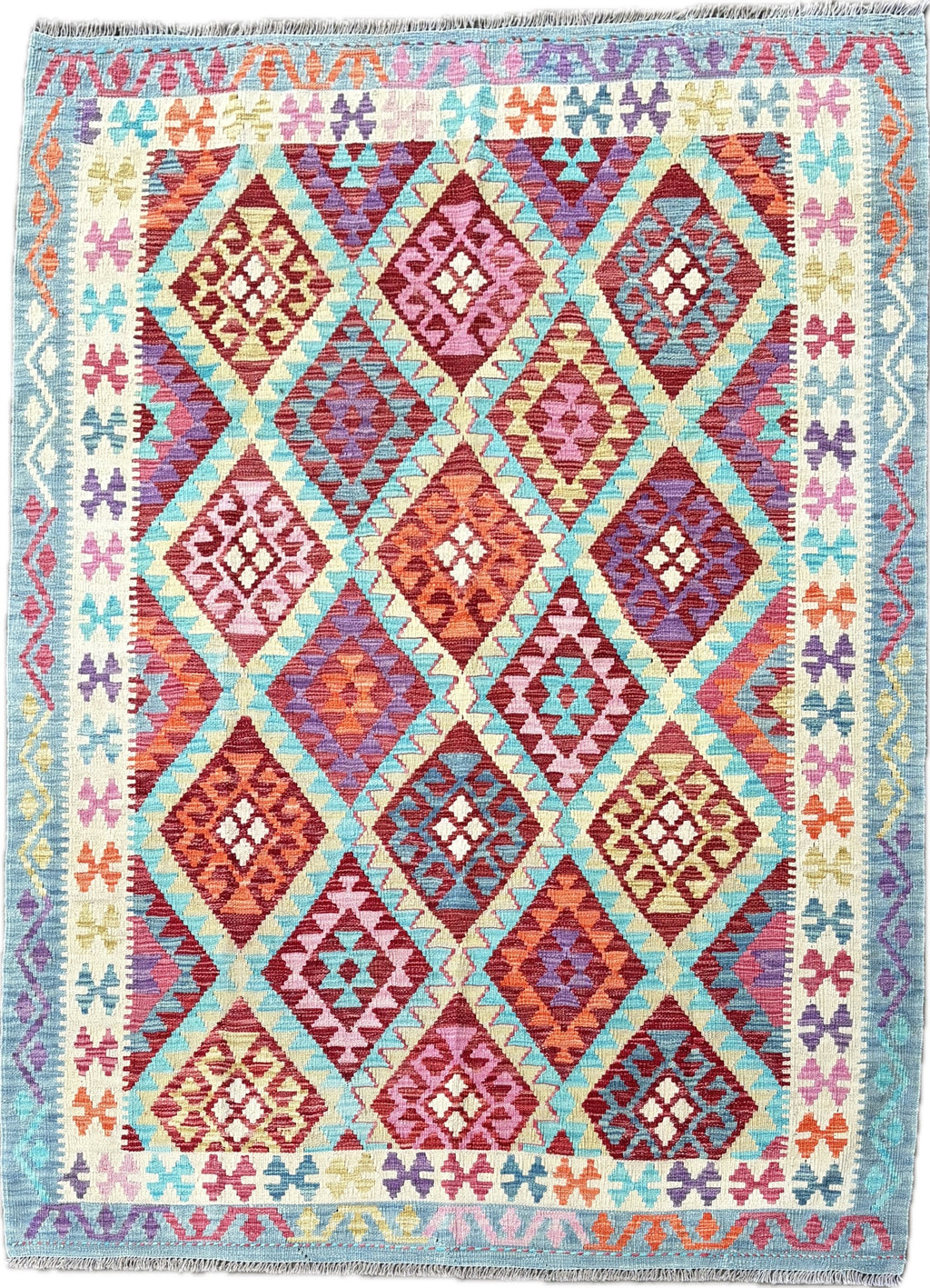 Kelim tapijt maat: 238x176