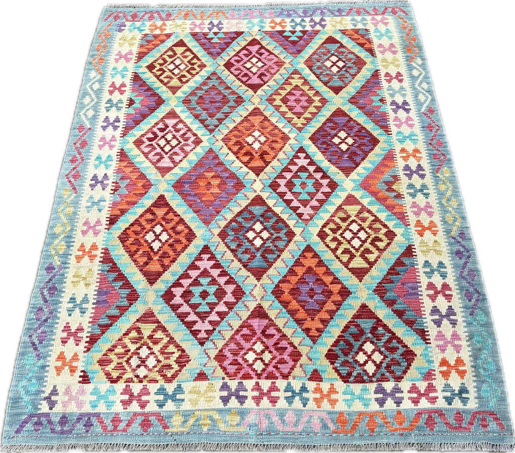 Kelim tapijt maat: 238x176