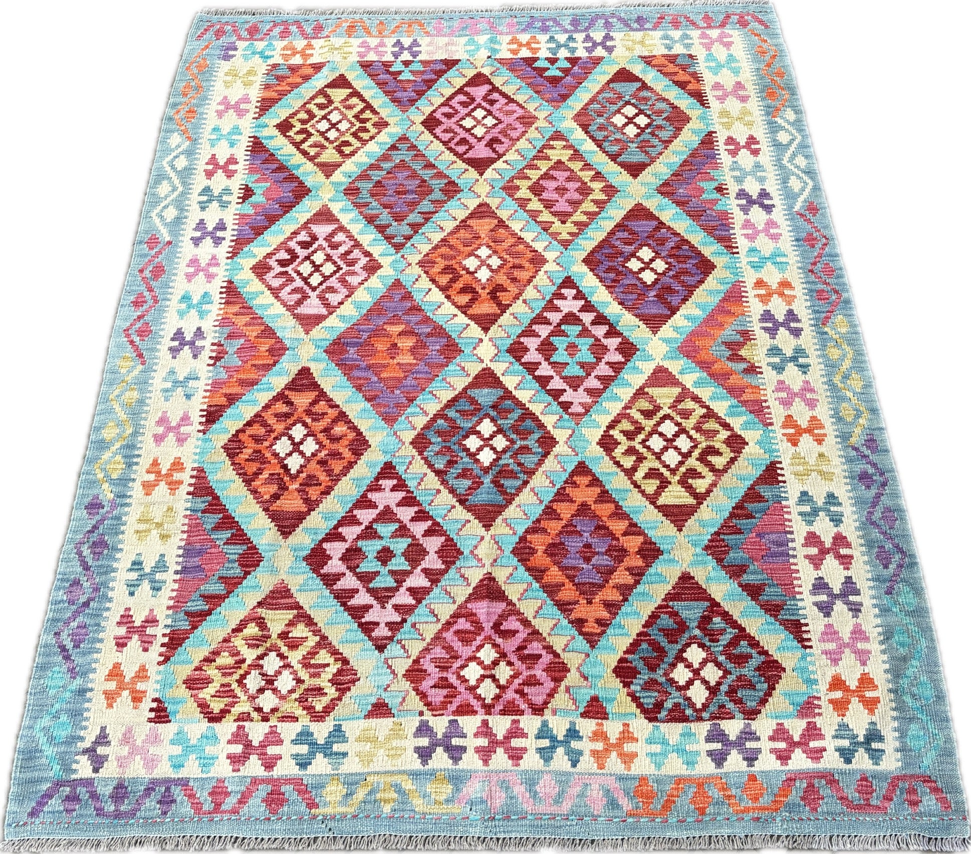 Kelim tapijt maat: 238x176