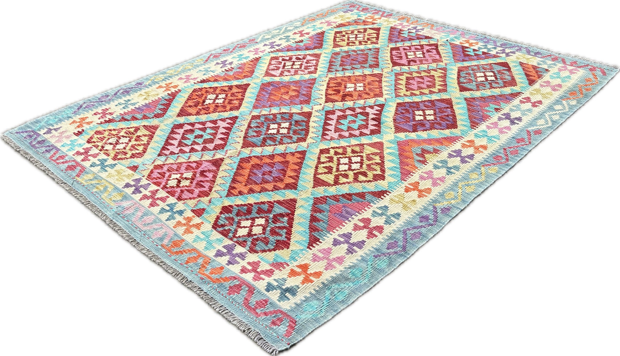 Kelim tapijt maat: 238x176