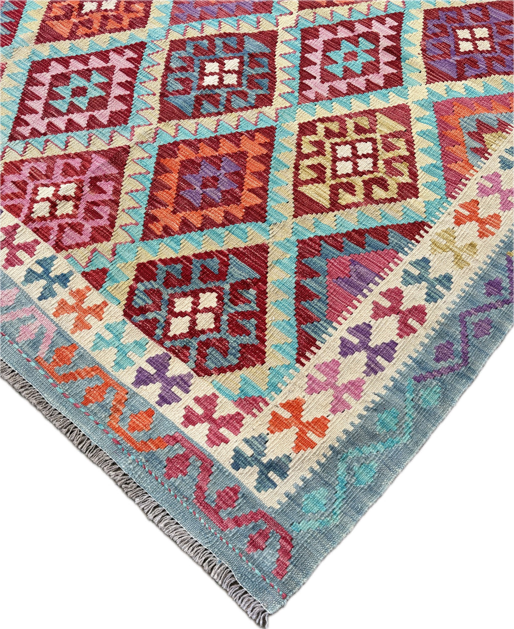 Kelim tapijt maat: 238x176