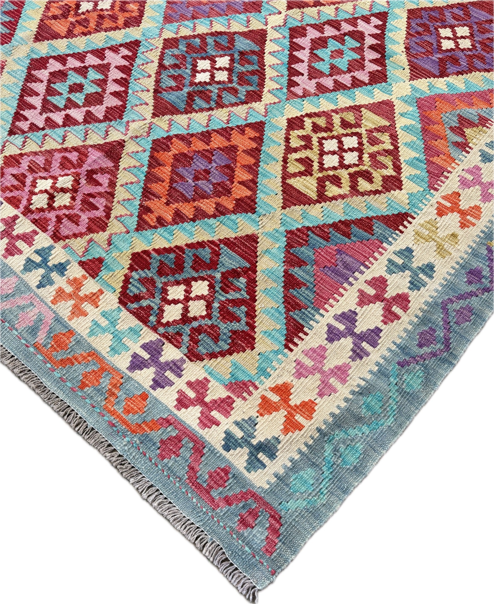 Kelim tapijt maat: 238x176