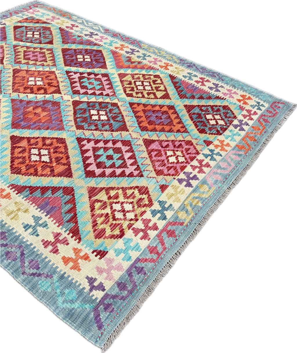 Kelim tapijt maat: 238x176