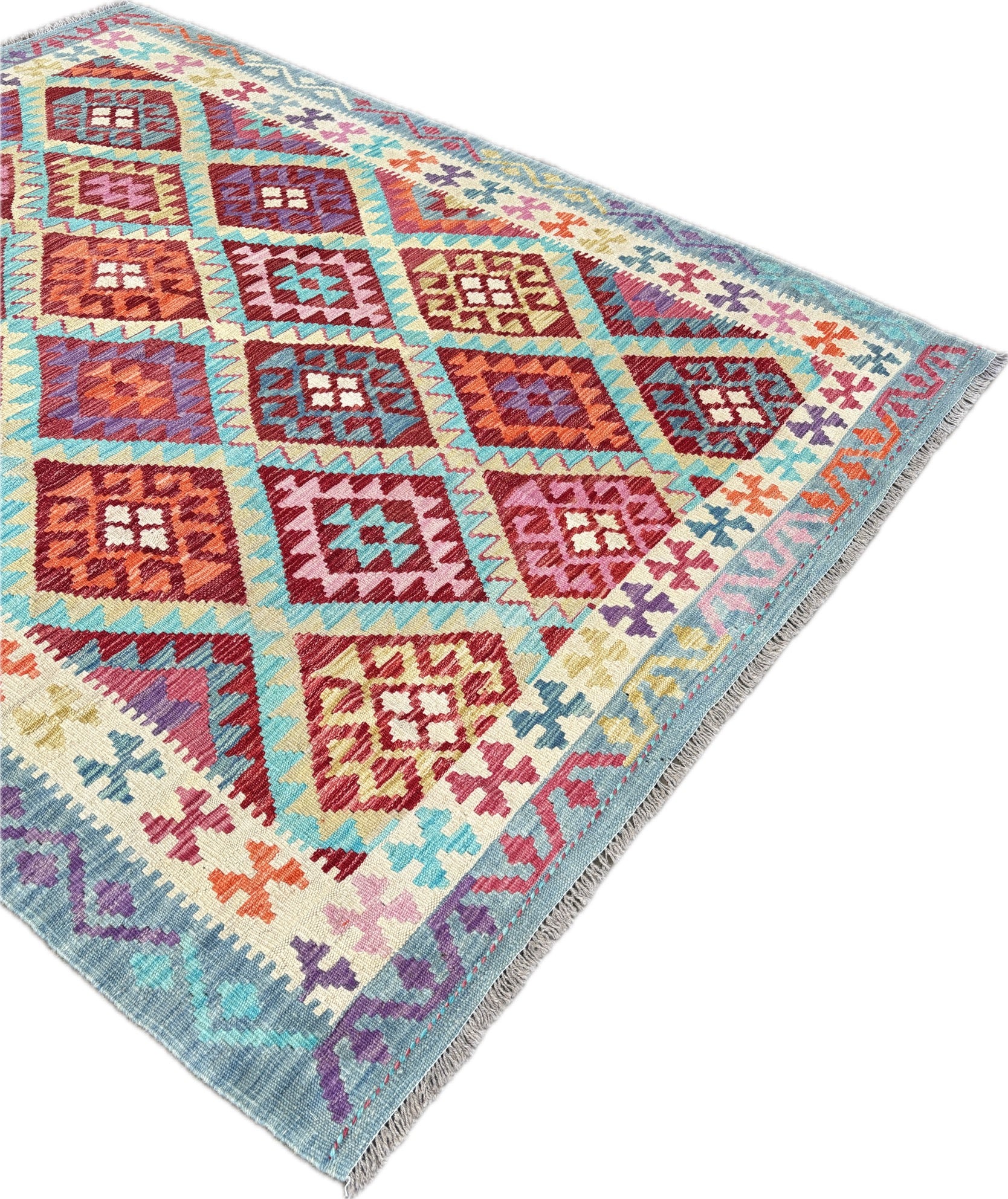 Kelim tapijt maat: 238x176