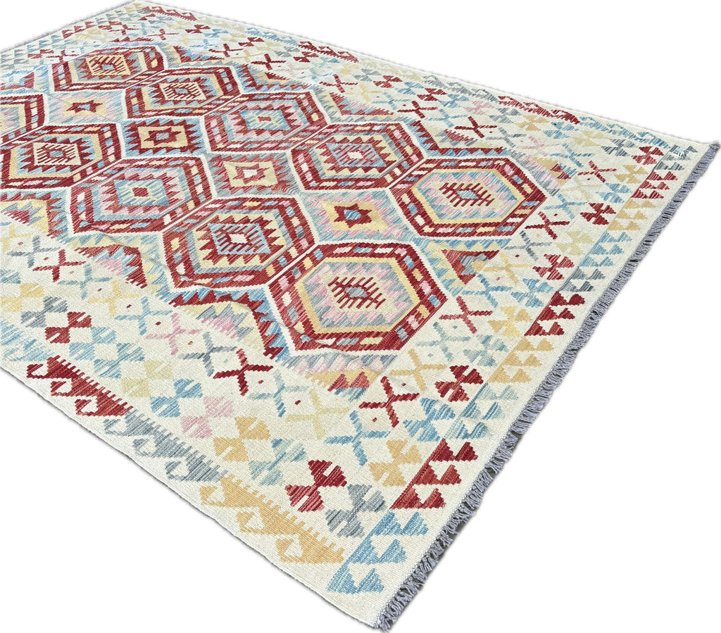 Kelim tapijt maat: 282x197