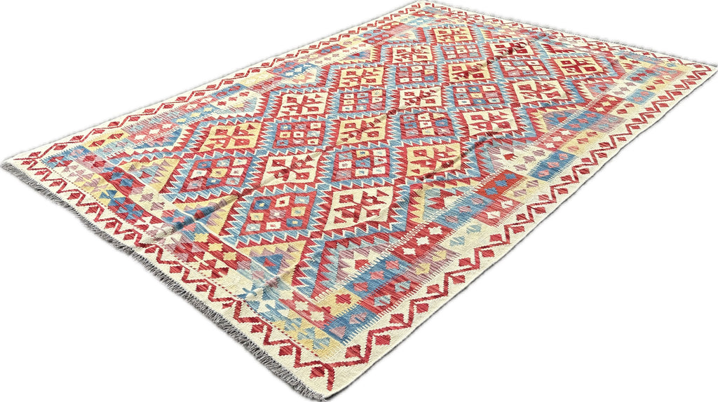 Kelim tapijt maat: 293X194