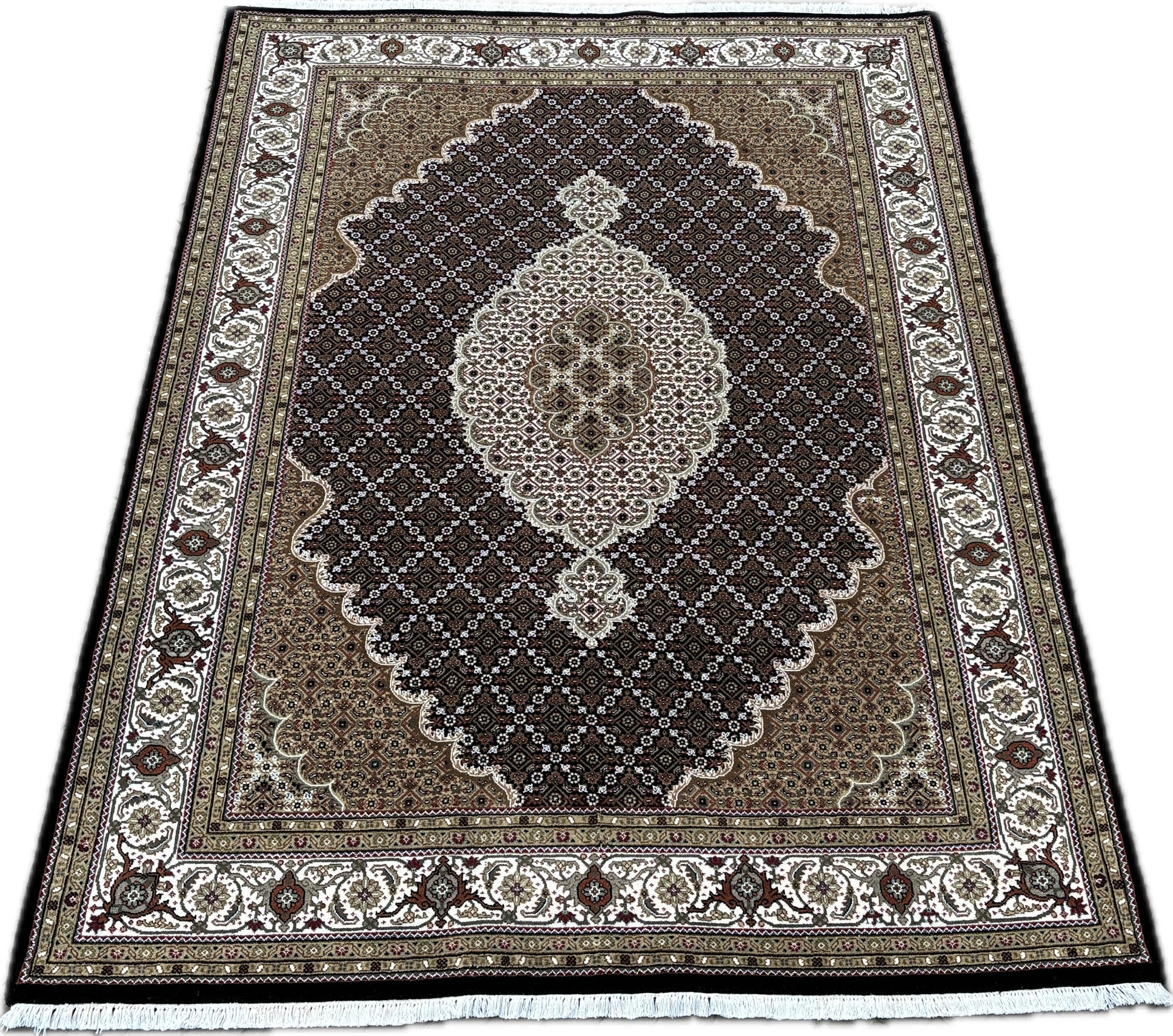 Tabriz tapijt maat: 243x176