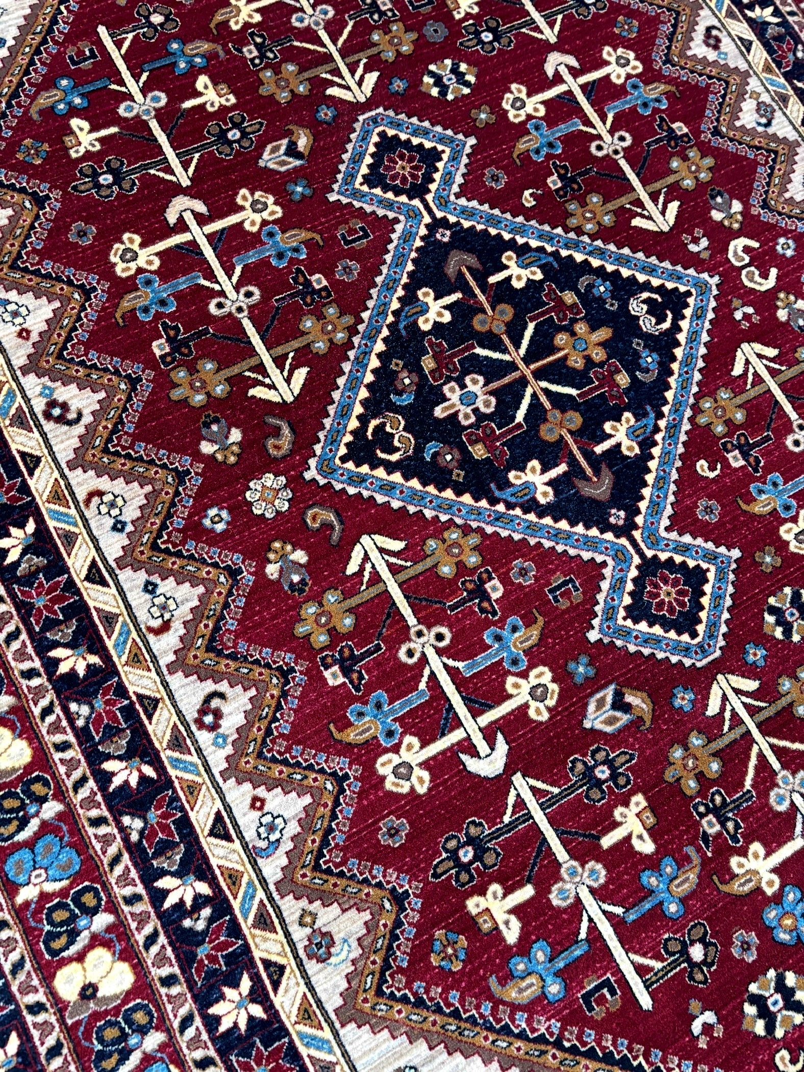 Gabbeh Loribaft tapijt maat: 200x300