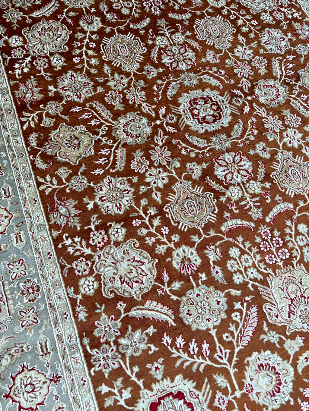 Jaipur silk tapijt maat: 295x195