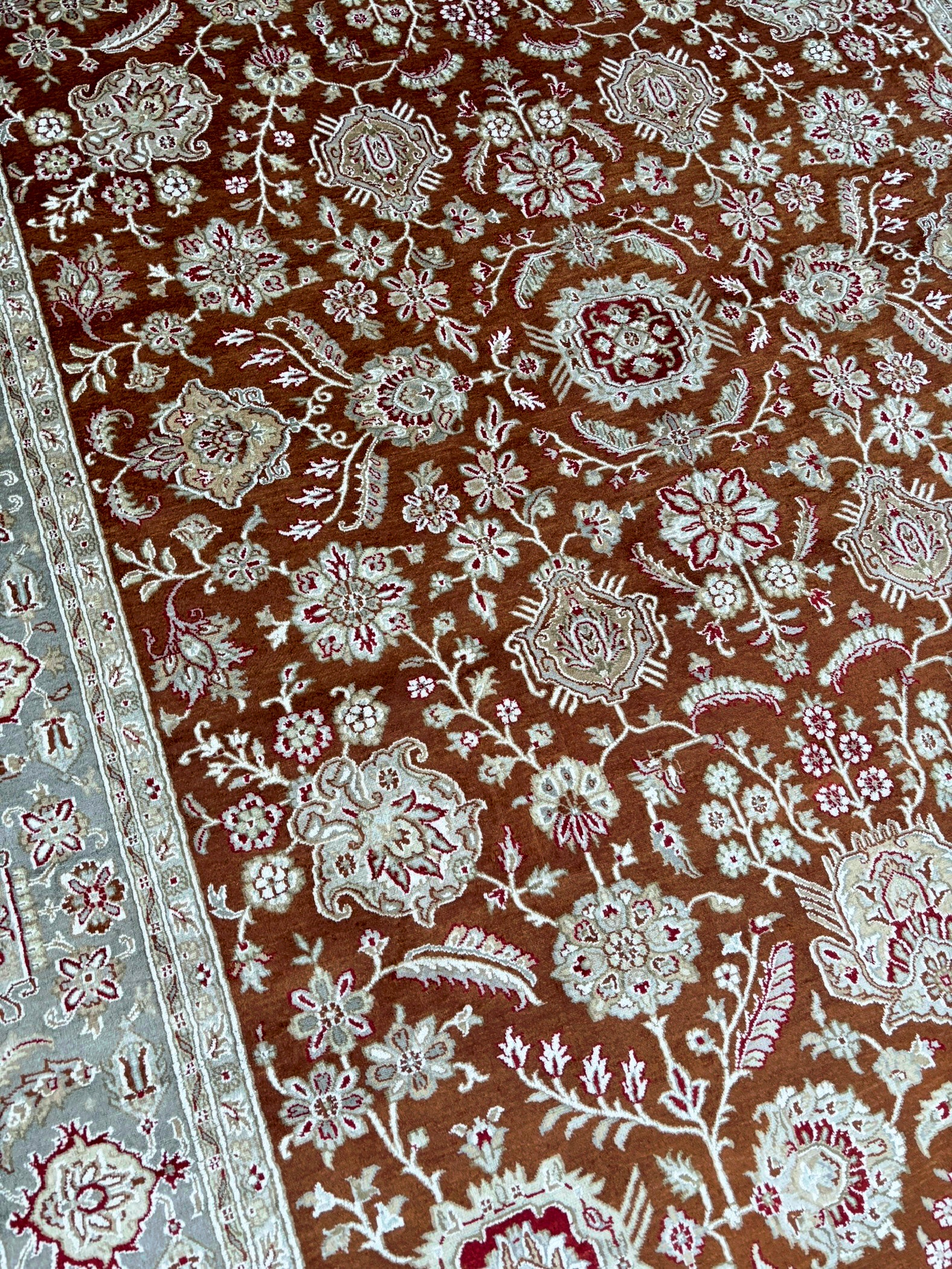 Jaipur silk tapijt maat: 295x195