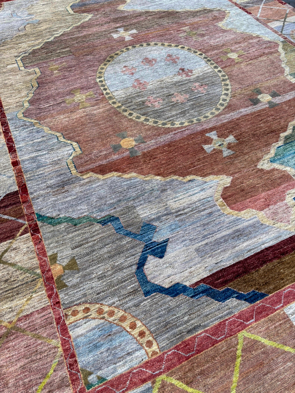 Sultanabad Art tapijt Maat: 350X254