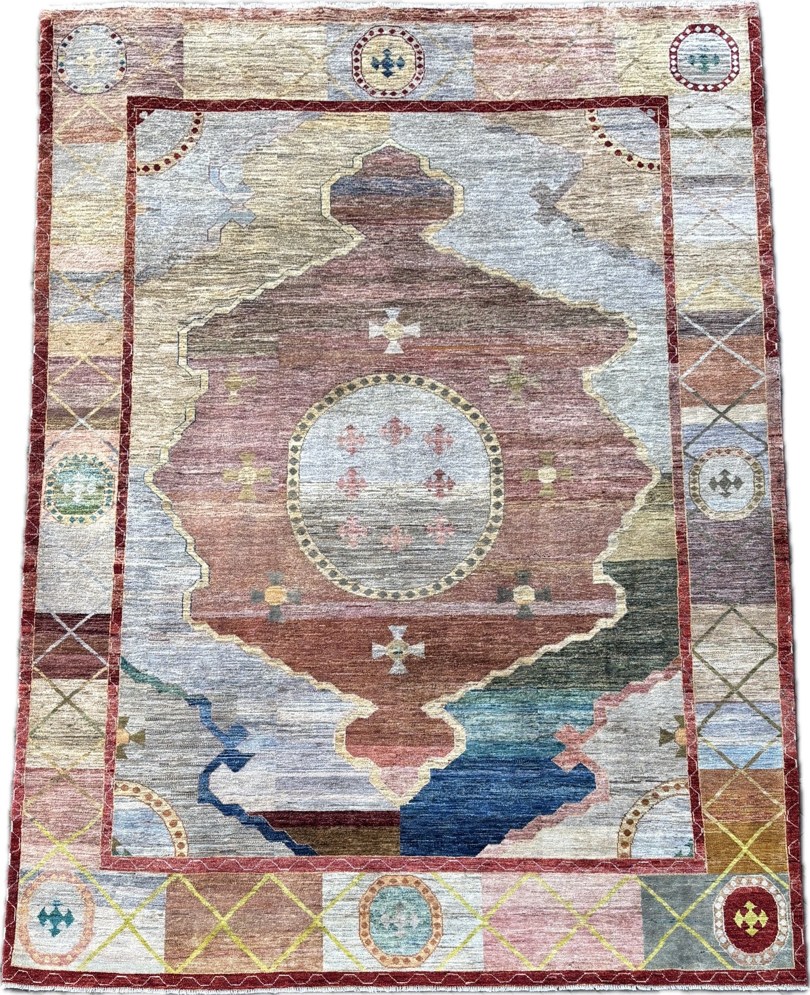 Sultanabad Art tapijt Maat: 350X254