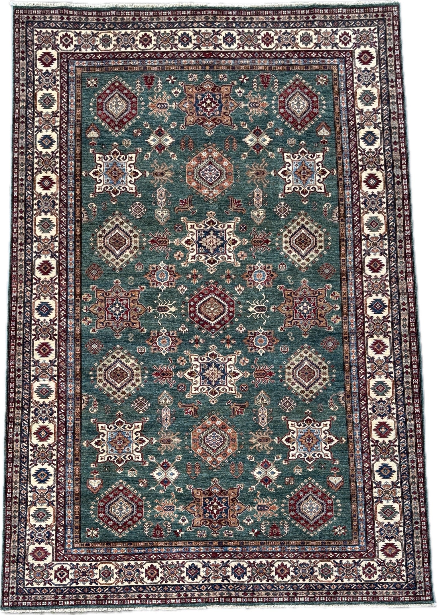 Kazak tapijt maat: 380x253