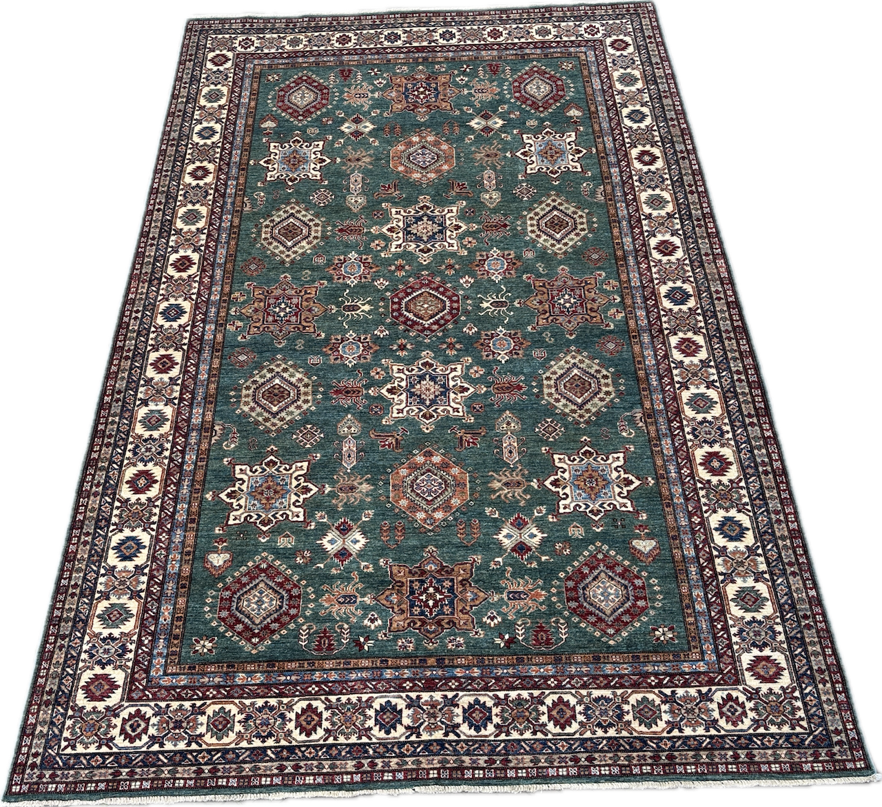 Kazak tapijt maat: 380x253