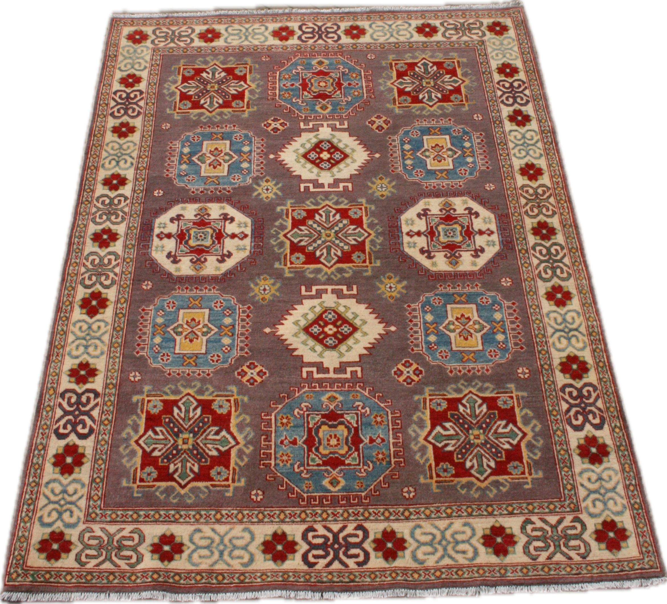 Kazak pastel tapijt maat: 237x168