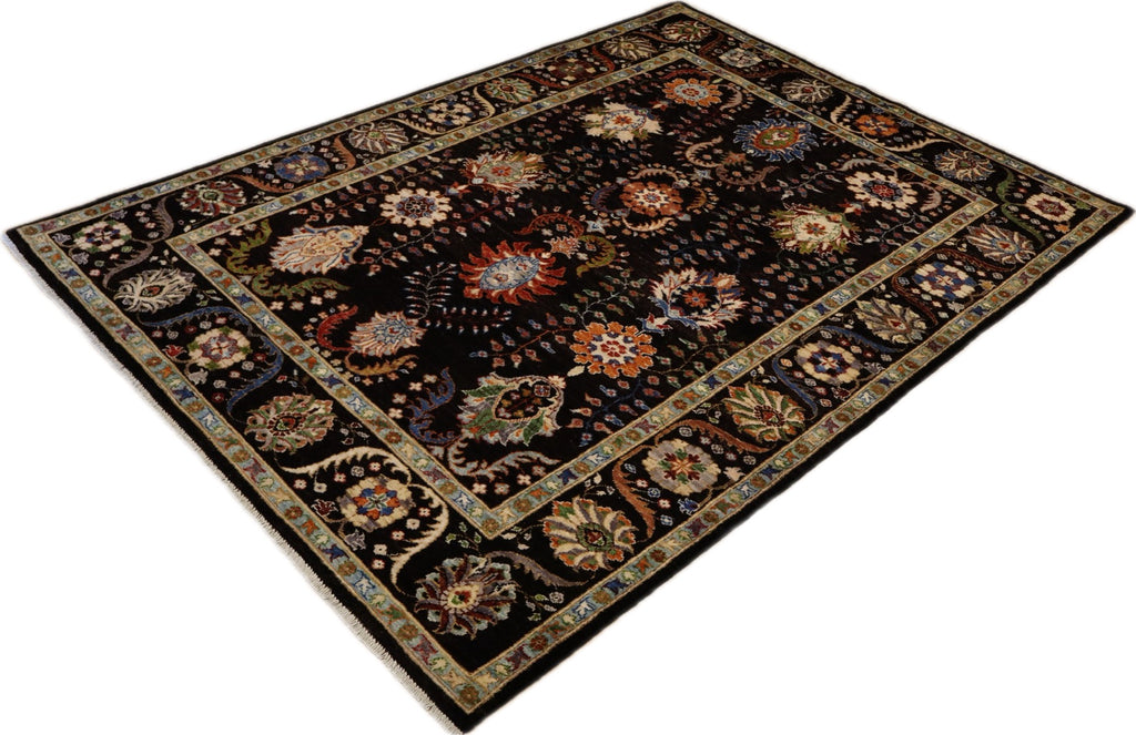 Samarkand noir tapijt maat: 236x174