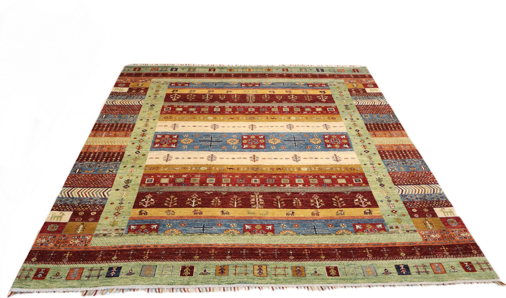 Gabbeh tapijt maat: 300x257