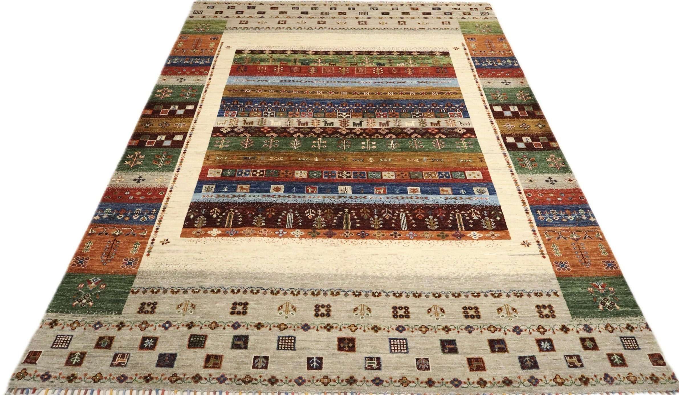 Gabbeh tapijt maat:294x196