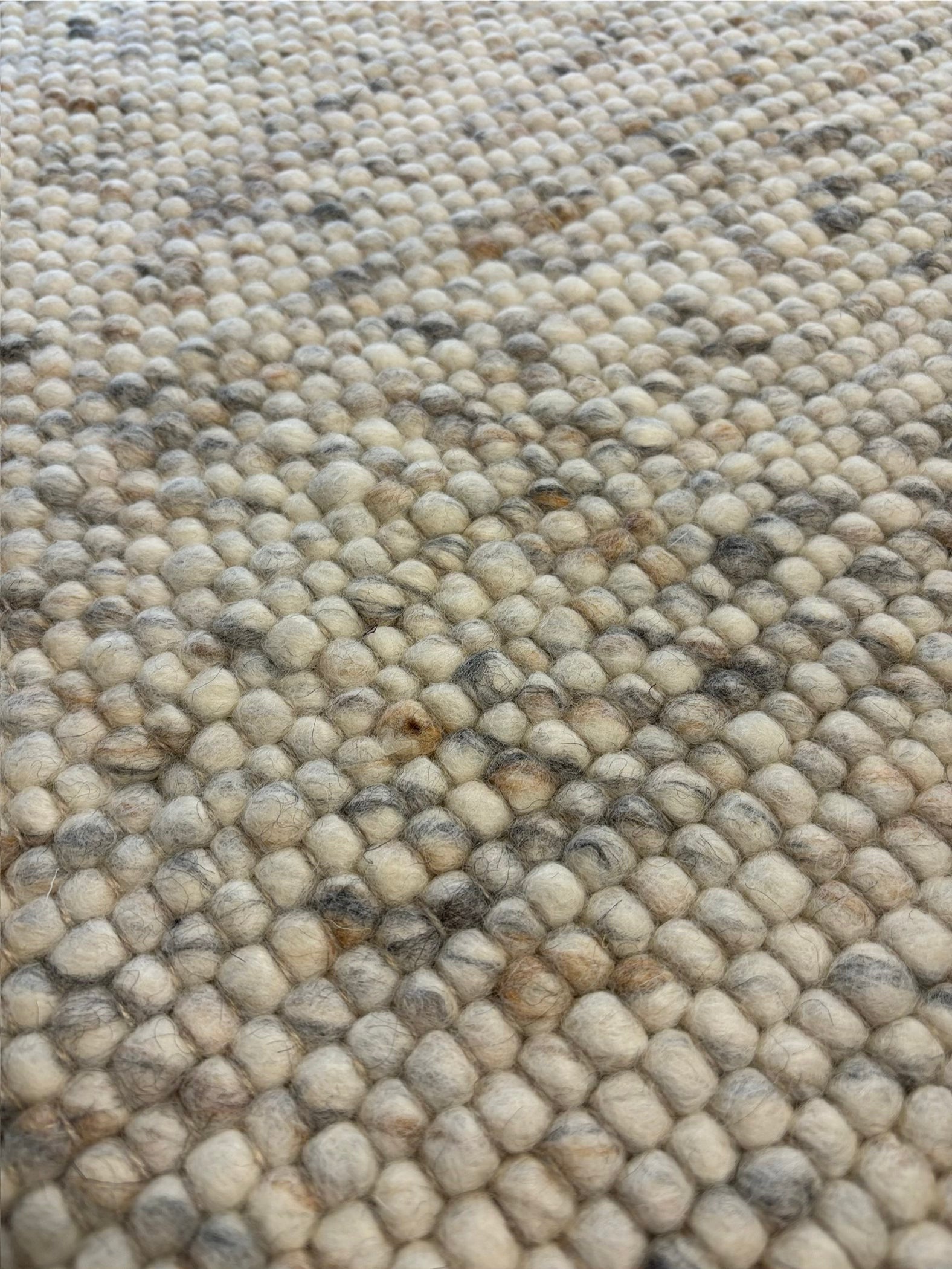 Boeren Berber geweven crème maat: 300x200