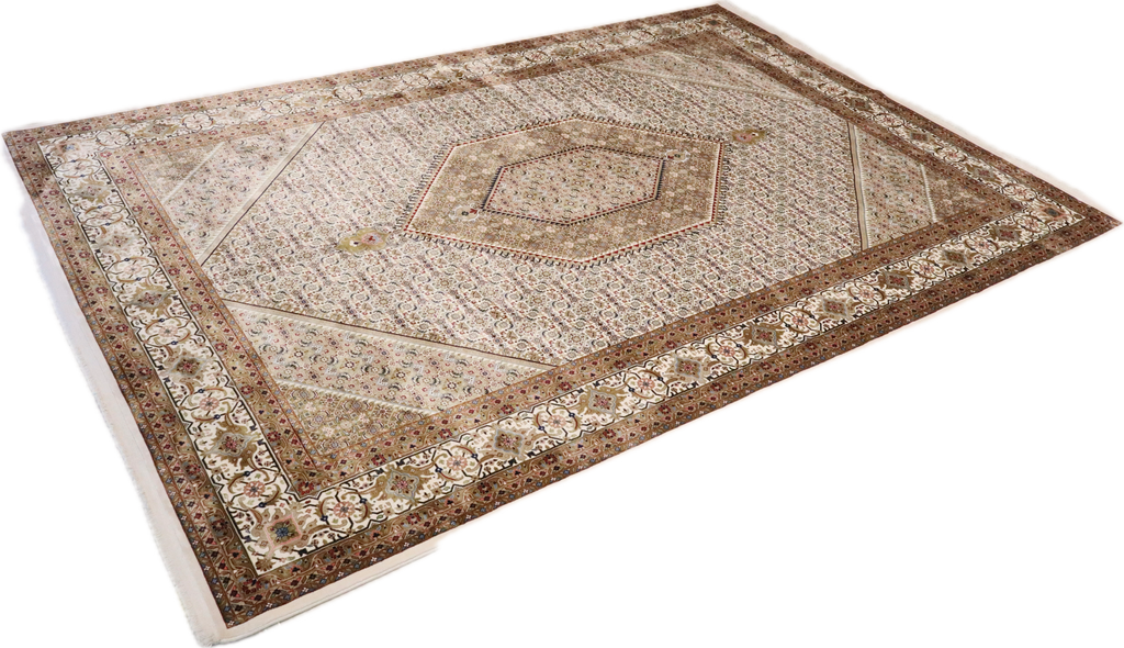 Bidjar bamboe zijde geweven tapijt maat:300x200