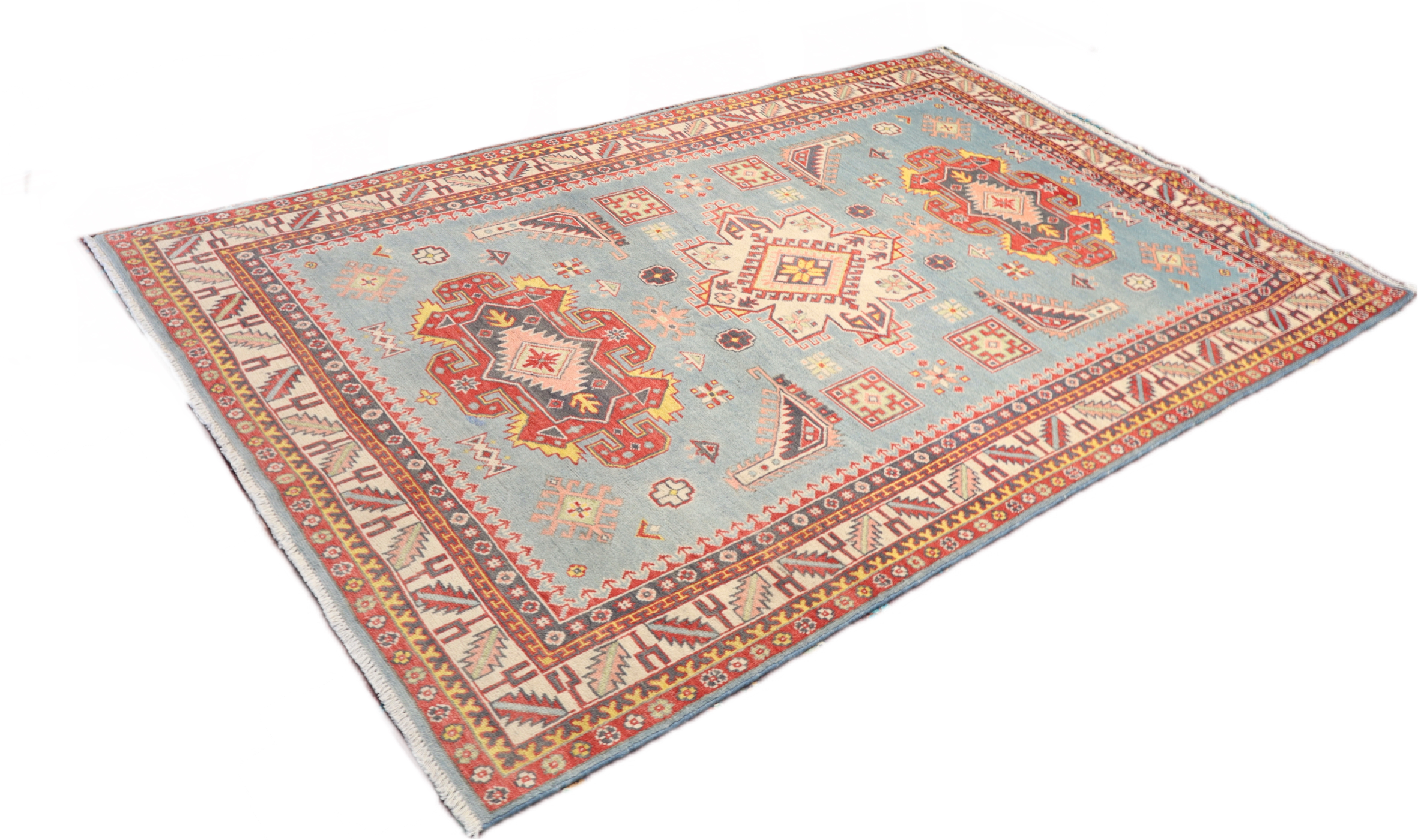 Kazak pastel tapijt maat: 240x170