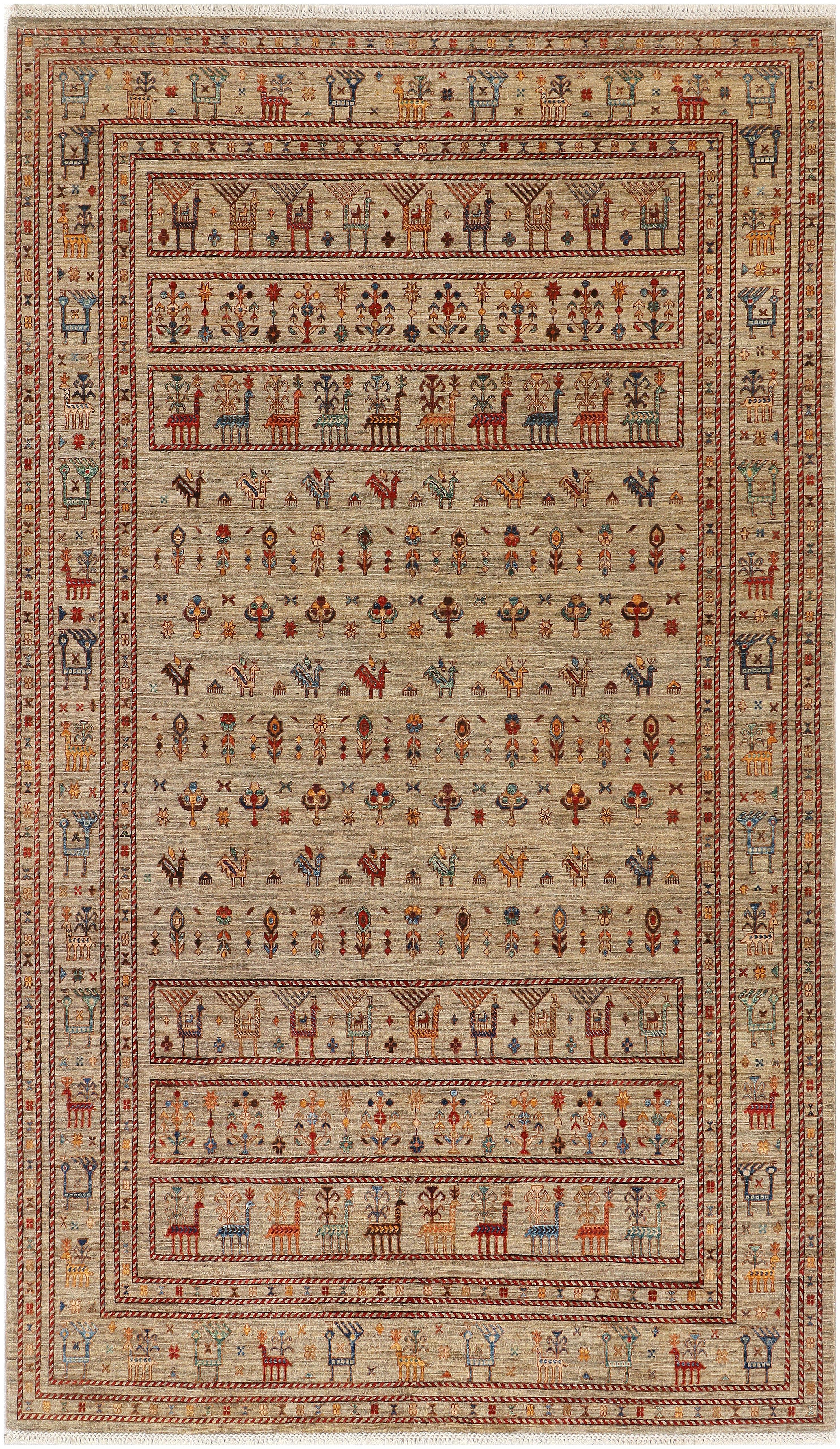 Gabbeh tapijt maat: 325x208